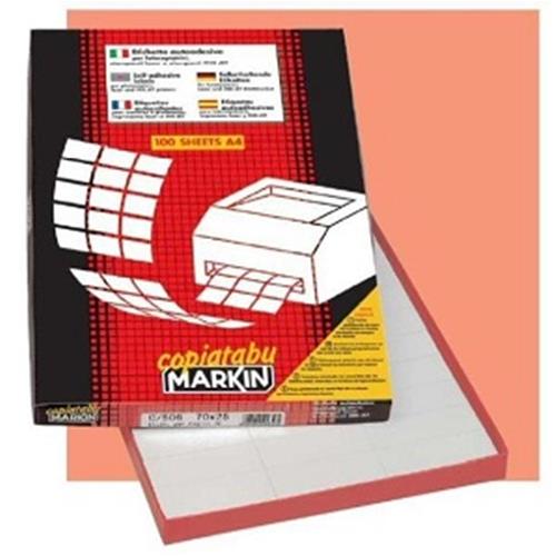 MARKIN C/599A3 CONF 100 ETICHETTE 297x420 MM ADESIVE COLORE BIANCO (214C599A3)