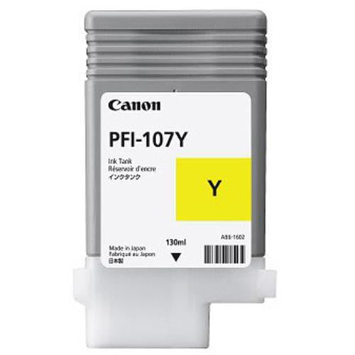 CANON PFI-107Y TANICA GIALLO PER STAMPANTI CANON INK-JET 130ML (6708B001AA)