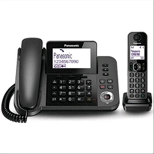 PANASONIC KX-TGF320EXM 2 IN 1 CORDLESS DECT + TELEFONO DA TAVOLO CON SEGRETERIA