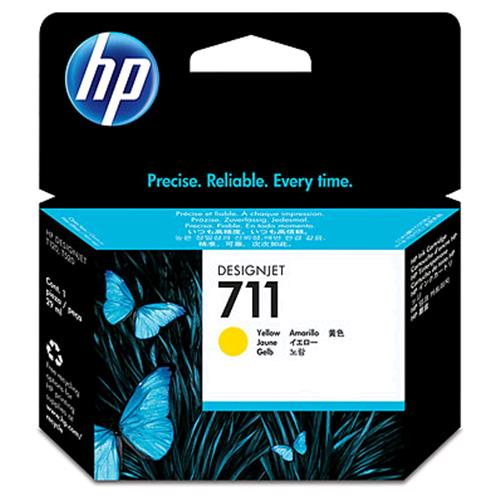 HP 711 CARTUCCIA GIALLO PER STAMPANTI INK JET HP (CZ132A)