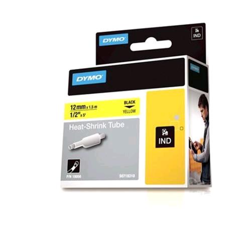 DYMO D1 RHINOPRO NASTRO TERMO RESTRINGENTE 12MMx1.5MT DIAMETRO FILO 2.97/5.13 MM