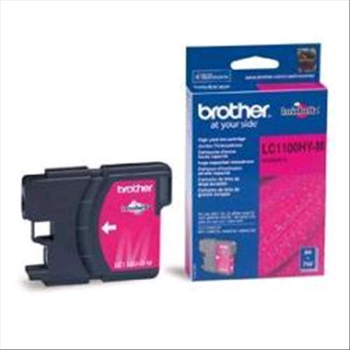 BROTHER LC-1100HYM CARTUCCIA INK-JET MAGENTA ALTO RENDIMENTO 750 PAG PER MFC 589