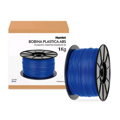 HAMLET HP3DXROLBL BOBINA 1KG ABS BLU PER 3DX100