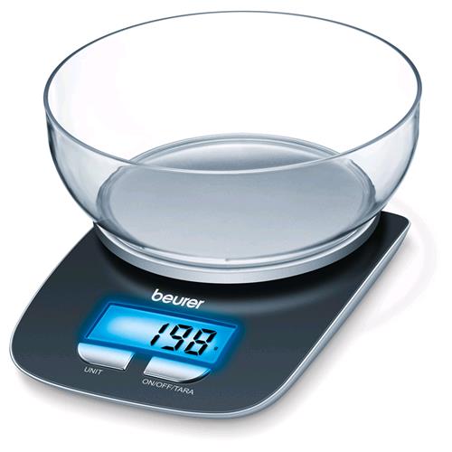 BEURER KS 25 BILANCIA DA CUCINA DIGITALE PORTATA MASSIMA 3 KG