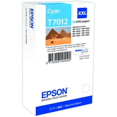 EPSON T7012 CARTUCCIA INKJET BLU PER WP4015 WP4095 WP4515 WP4525 WP4595