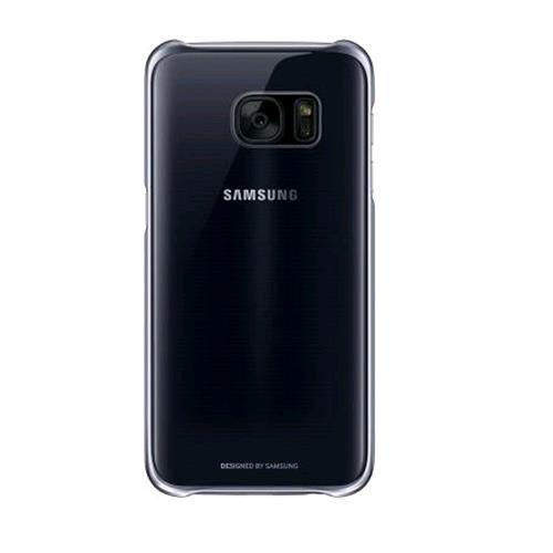 SAMSUNG EF-QG930CBEGWW GALAXY S7 CLEAR COVER ORIGINALE COLORE NERO