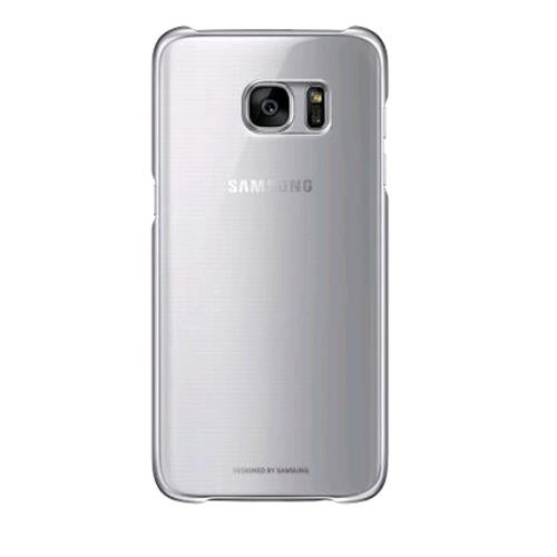 SAMSUNG EF-QG935CSEGWW GALAXY S7 EDGE CLEAR COVER ORIGINALE COLORE SILVER