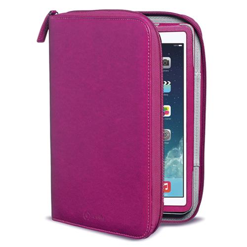 CELLY APPLE iPAD AIR CUSTODIA IN ECOPELLE COLORE FUCSIA