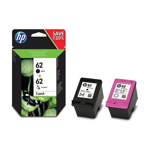 HP 62 PACK 2 CARTUCCE NERO+MULTICOLOR PER STAMPANTI HP ENVY-OFFICEJET 165/200 PA