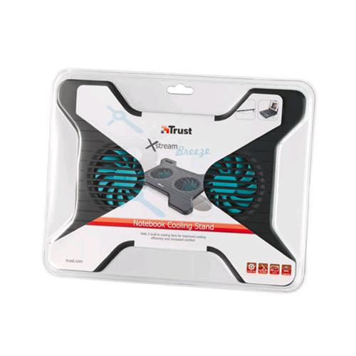 TRUST 17805 STAND PER NOTEBOOK MAX 16" CON DOPPIA VENTOLA DI RAFFREDDAMENTO COLO