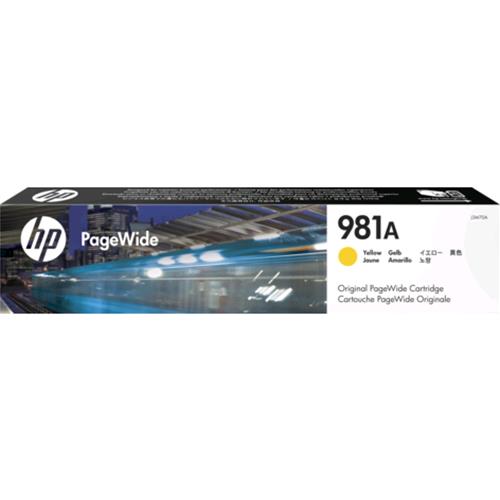 HP 981A CARTUCCIA GIALLO PER PAGEWIDE ENTERPRISE COLOR 556 SERIES/MFP 586 SERIES
