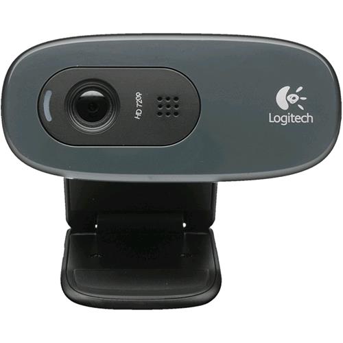 LOGITECH WEBCAM HD C270 USB 3MPX 1280X720 FLUID CRYSTAL MICROFONO INCORPORATO CL