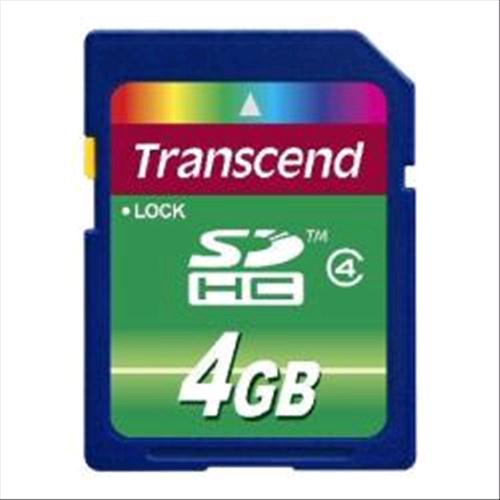 TRANSCEND TS4GSDHC4 SCHEDA SD 4GB CLASSE 4 FUNZIONE PROTEZIONE DATI