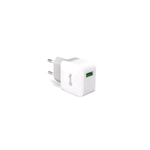 CELLY TRAVEL CHARGER TURBO 1 USB 2.4 A