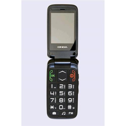 ONDA F10 LINO DUAL SIM SENIOR PHONE CLAMSHELL 2.4" TASTI GRANDI VIVAVOCE TASTO S