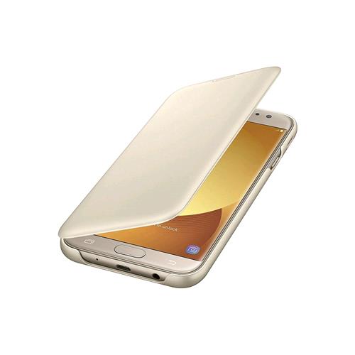 SAMSUNG GALAXY J7 2017 FLIP COVER ORIGINALE COLORE ORO