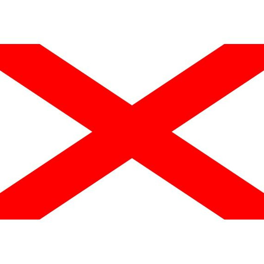 Bandiera nautica di segnalazione "V" Victor 150x180cm