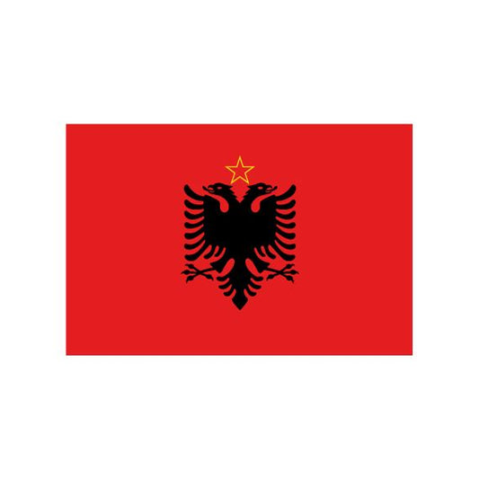 Bandiera di stato Repubblica Popolare Socialista d'Albania 1976-1992