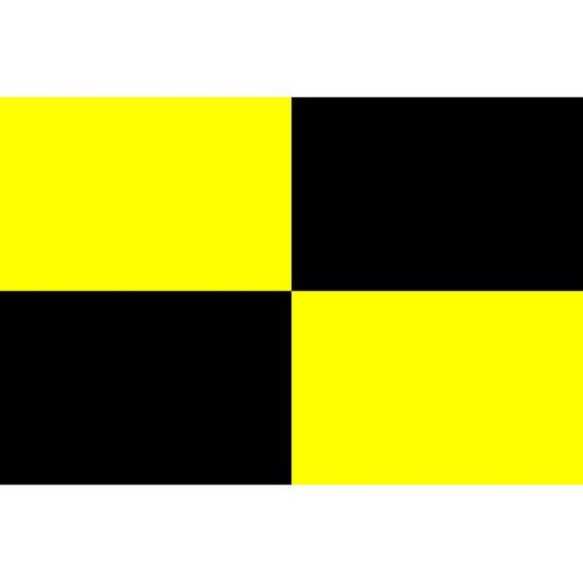 Bandiera nautica di segnalazione "L" Lima 60x50cm