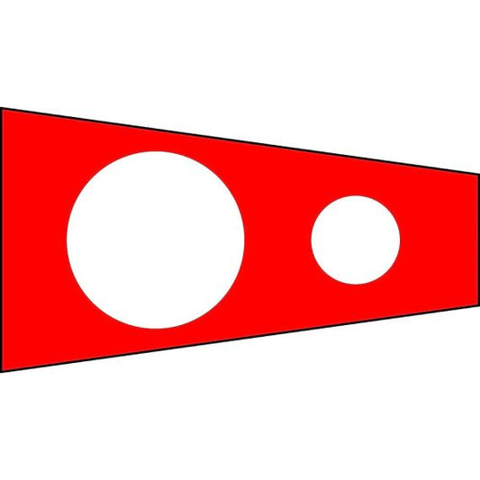 Bandiera nautica di segnalazione "Corpen" 100x340cm