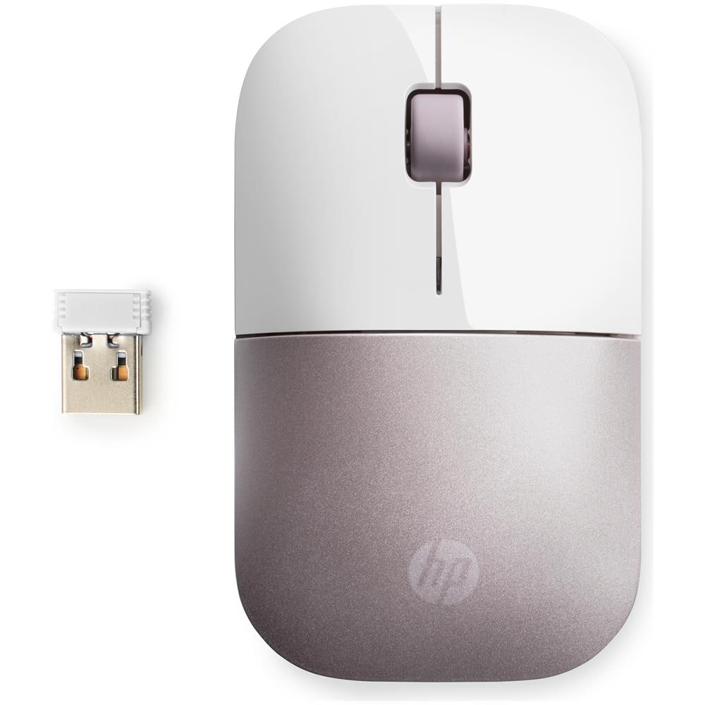 HP – Mouse wireless Z3700 bianco / rosa