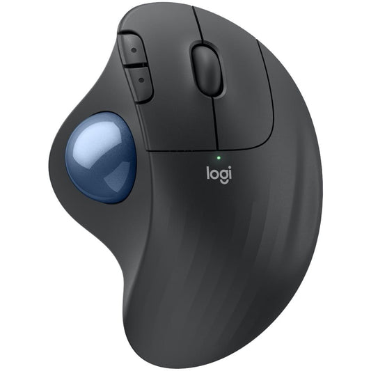 Logitech – Mouse Ergo M575S Trackball 5 Tasti Bluetooth 2000 DPI blu / Grafite