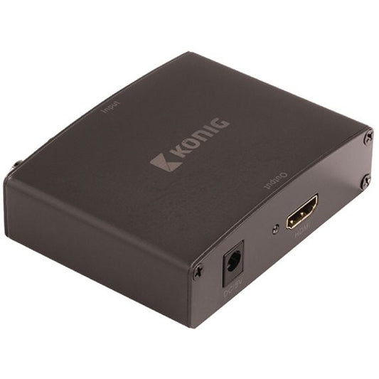 Convertitore video VGA Femmina+2 RCA Femmina - Uscita HDMI Konig