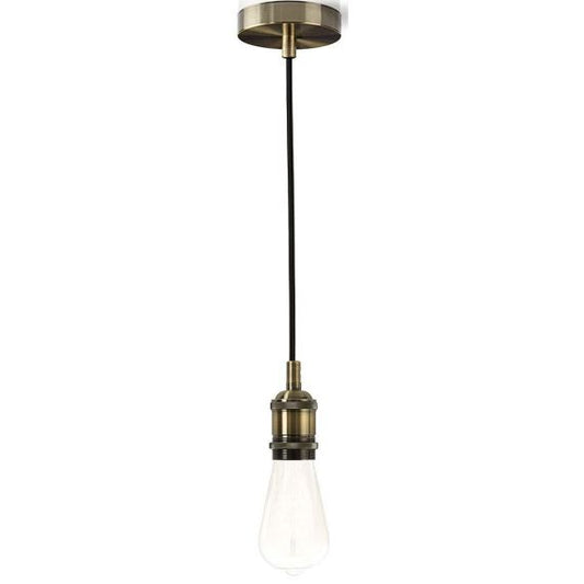 Lampadario da soffitto E27 color ottone 1,50 m