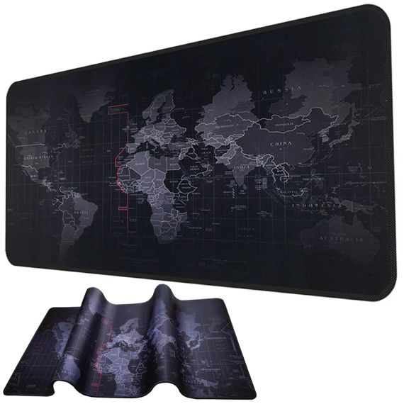 Tappetino per mouse 80x30cm "Mappa globale"