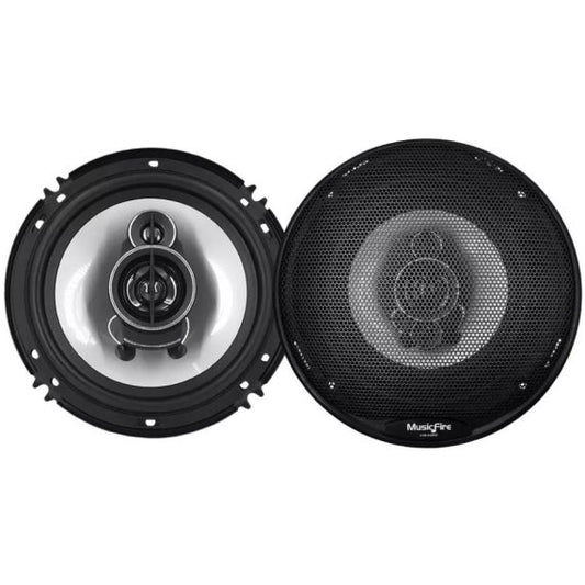Coppia altoparlanti 3 vie con griglia 6.5" 400W 4 Ohm MF-1643